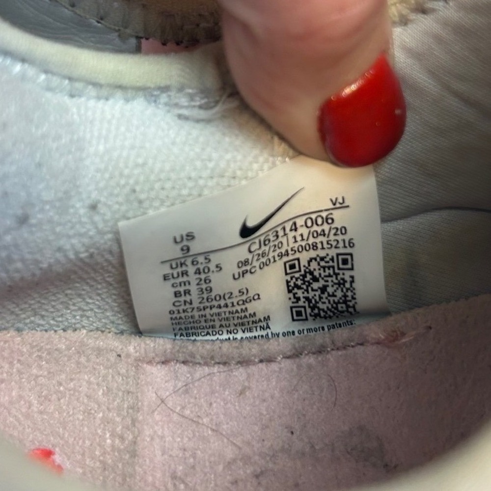 Nike Metcon Women 9 Cross Training Shoes Grey Silver Red CrossFit Sporty Workout - Picture 5 of 17